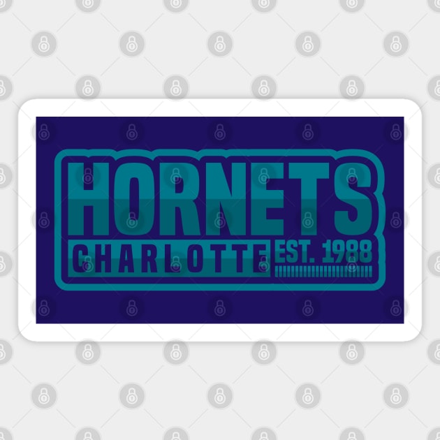 Charlotte Hornets 01 Magnet by yasminkul